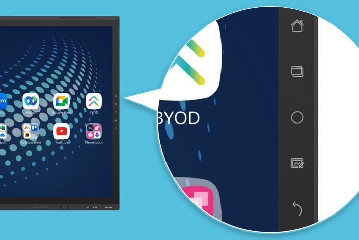 İnteraktif Panel (Akıllı Tahta) Clevertouch UX PRO Edge 75″ (8/128) Google EDLA+ CleverCast dongle - Görsel 2